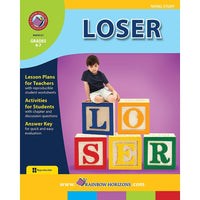 eBook: Loser - Novel Study (PDF version - 1-User Download) - ISBN 978-1-55319-441-5 - Grade 4 - 7-You will receive two emails: one confirming your entire order, and one with a "Download Software" buttonYou can download immediately or return to your email to download later
