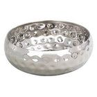Elegance 12" Bolt Hammered Stainless Steel Salad Bowl-Type: Salad Bowl, Pasta Bowl, Fruit Bowl