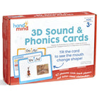 Hand2Mind 3D Sound and Phonics Cards - Multicolor-Simply move the card and the real, 3D photographic image changes so you see the initial and final position of the tongue, lips, and mouth for each sound.