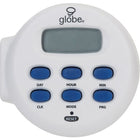 Globe 24 HR Indoor Digital Timer-Heavy-duty indoor digital timer grounded outlet with 7 days programmable timer