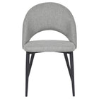 My Home My Living Polyester Side Chair - Light Grey - 2 Pack-Comfortable polyurethane foam seat and back