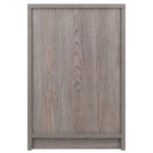 Winsome 16115 Rennick Accent Table, Ash Grey Finish-Modern matte-silver plastic drawer and cabinet pulls
