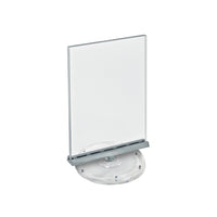 Azar Two-Sided Revolving Acrylic Sign Holder - 8.5" x 11" - 2 Pack-Sold in Packs of: 2