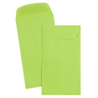 JAM Paper #6 Coin Envelopes, 3 3/8 x 6, Brite Hue Ultra Lime Green, 1000 Pack-1000 Envelopes per Pack