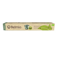 Belmio Verde Nespresso Compatible Aluminum Capsules - Intensity 5 - 60 Pack-This 100% Organic espresso combines a subtle almond flavor with a delicate mouthfeel, enhancing the long zesty sensation of citrus in the aftertaste