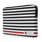 Vangoddy Luxe Series 16" Laptop Sleeve - Striped - Red-Protect and carry your device with this Universal Black White Stripe Sleeve designed for 11 to 12" tablets, notebooks, and laptops