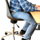 Uncaged Ergonomics Active Task Wobble Chair, Black-Chair Back Height: 16" - Chair Seat: 16" x 18.5"