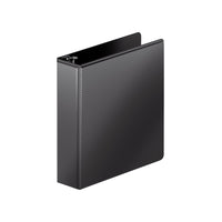 Wilson Jones ENVI Heavy Duty 2" Round 3-Ring Binder - Letter Size - 375 Sheet Capacity - Black-Black O-Ring, 375 Sheet Capacity