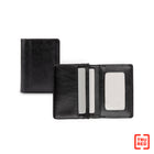 TRU RED Synthetic Leather Business Card Case - Black-Business Card Case