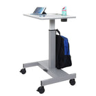 Luxor (STUDENT-P) Student Desk - Pneumatic Adjustable Height Sit/StandDesk-Dimensions: 27.5"W x 19.5"D x 24.5"-42"H
