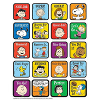 Eureka Motivational Theme Sticker Peanuts, 1440 Pack (EU-655055)-Design: Peanuts