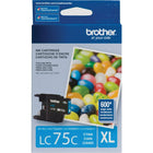 Brother LC75 Cyan Ink Cartridge, High Yield (LC75CS)-High-yield ink cartridge, up to 600 pages