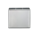 Step N' Sort 3 Compartment Trash and Recycling Bin - 54 L-Heavy duty step pedals