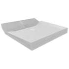 Winnable Side Opening Velcro Closure Poly Envelope - 1-1/4" Expansion - 8-3/4" x 11-3/4" - Clear-Polypropylene