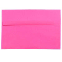 JAM Paper A8 Invitation Envelopes, 5.5 x 8.125, Brite Hue Ultra Fuchsia Pink, 250 Pack (58447H)-Ultra fuchsia brite hue recycled envelope