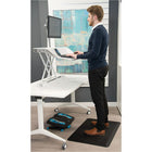 Fellowes Anti-Fatigue Wellness Mat for Standing Desks, 24” x 36”, Black-Black