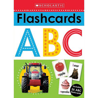 Scholastic Early Learners Flashcards, ABC-Set contains 26 flashcards, and comes in a sturdy box for easy storage.