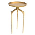 Zuo Meronem Accent Table, Set Antique Gold-No assembly required