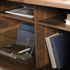 Sauder 59"W Clifford Place L-Desk - Grand Walnut- Cubbyhole storage