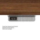 DecentLiving 60" Electric Sit/Stand Desk - Solid Walnut-Sourced from local north American forest lumber