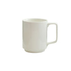 Tannex Fortis Stackable Mug - 16oz - White - 8 Pack-Durable porcelain coffee mug