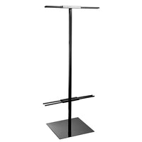 Eddie's Floor Standing Banner Holder - Adjustable Height - Black (130410-1)-Floor Standing Banner Holder