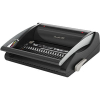 GBC CombBind C20 QuickStep Binding System-Unique binding comb opening guide and spine-size guide help speed up loading