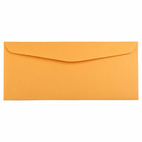 JAM Paper #14 Recycled Envelopes - 5" x 11 1/2" - Brown Kraft Manila - 100 Pack-Colour: Brown Kraft