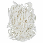JAM Paper Colored Rubber Bands - Size 64 - 100 Pack - White-Size: 64 (3 1/2 x 1/4 inches)