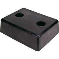 Molded Dock Bumpers, Face Size W" X H", 13 X 10, Rectangular Molded Dock Bumpers, Overall Projection", 4, 3 Pack-Type - Rectangular