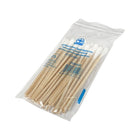 Wasip Cotton-Tipped Applicators - 3" - 25 Pack-Cotton-tipped applicators are wooden sticks with a cotton swab head used for the application of ointments and creams for the medical treatment of wounds