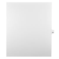 Mark Maker Legal Tabs - Letter Size - White - 1/25th cut - 25 tabs per package - 5 packages Pack - Number 139-White Single Tabs