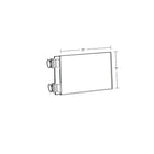 Azar Two-Sided Acrylic Sign Holder With Suction Cup Grippers, 7" x 5", 10 Pack (106682)-Clear Acrylic