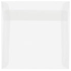 JAM Paper 6.5 x 6.5 Square Envelopes, Clear Translucent Vellum, 250 Pack (82516H)-Clear translucent envelope