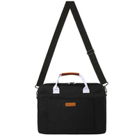 Vangoddy Shoulder Carrying Bag with Handle For 14" Laptop - Black-Carry and protect your devices in style and comfort with this Nylon Twill Weave Messenger Bag