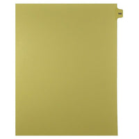 Mark Maker Legal Exhibit Index Tab Buff Single Tabs, 1/15th Cut, Letter Size, No Holes, Number 166, 25 Pack-Buff Single Tabs, 1/15th Cut