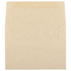 JAM Paper A2 Invitation Envelopes, 4.38 x 5.75, Parchment Brown Recycled, 250 Pack (53447H)-Blank interior for personalized message