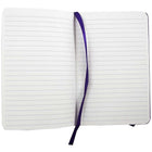 JAM Paper Hardcover Lined Notebook With Elastic Closure, Travel Size, 4 x 6 Journal, Plum Purple, 2/Pack (340528851g)-5