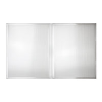 Forest Air Poly T-Wall Window Kit For Air Conditioner - 18.6'' x 54''-Made for all brand model window and portable air conditioners