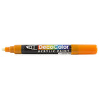 Marvy Uchida Chisel-Tip Acrylic Paint Marker - Pumpkin Orange - 2 Pack-This acrylic paint ink is water-based and goes on smooth in order to brighten any surface or project