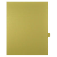Mark Maker Legal Exhibit Index Tab Buff Single Tabs, 1/15th Cut, Letter Size, No Holes, Number 145, 25 Pack-Buff Single Tabs, 1/15th Cut