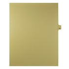 Mark Maker Legal Exhibit Index Tab Buff Single Tabs, 1/25th Cut, Letter Size, No Holes, Number 135, 25 Pack-Buff Single Tabs, 1/25th Cut