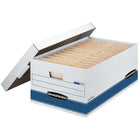 Bankers Box Stor/File Legal Storage Box, 12 Pack-FastFold quick and easy assembly