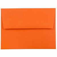 JAM Paper A2 Invitation Envelopes, 4.38 x 5.75, Brite Hue Orange Recycled, 1000 Pack (WDBH602B)-Orange