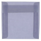 JAM Paper 6 x 6 Square Envelopes, Wisteria Purple Translucent Vellum, 50 Pack (PACV514I)-Wisteria purple translucent envelope