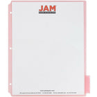 JAM Paper Index Tab Dividers with pockets - 5 Tabs-Blank tab inserts included with each pack.