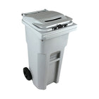 HSM 32-Gallon Shredder Bin, Grey (HSM1070070170)-HSM 32 Gallon Secure Collection Cart