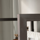 Sauder Manhattan Gate 2-Shelf Library Hutch - Mystic Oak-Wall anchor for added stability
