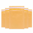 SUM Premium Kraft Bubble Cushioned Envelope Mailer - #5 - 10.5" W x 16 " L - 100 per Pack-Color: Kraft. Material: Paper. Individual mailer weight about 1 ounce