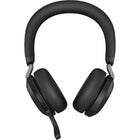 Jabra Evolve2 75 MS Bluetooth USB-C Headset for Microsoft Teams + Charging Stand-Office Headsets, Bluetooth 5.2, Operating range: Up to 100ft